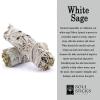 imageSOUL STICKS Floral Sage Smudge Kit  Gift Set with 2 Floral White Sage Smudge Sticks Smudge Shell Palo Santo Stick 4 Selenite Wand and Sweetgrass Rainbow with YellowRainbow With Green
