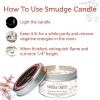 imageSOUL STICKS Smudge Candle for Cleansing House Meditation Chakra Healing Aromatherapy  35 Ounce Smudge Candle for Spiritual Cleansing White Sage ampamp Dragons BloodWhite Sage  Dragons Blood
