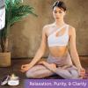 imageSOUL STICKS Smudge Candle for Cleansing House Meditation Chakra Healing Aromatherapy  35 Ounce Smudge Candle for Spiritual Cleansing White Sage ampamp Dragons BloodWhite Sage  Lavender