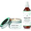 imageSOUL STICKS 2 Piece Smudge Kit Set Bundle  Smudge Candle ampamp Smudge Spray for Cleansing Meditation Healing Aromatherapy White Sage ampamp PeppermintWhite Sage  Eucalyptus
