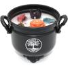 imageSOUL STICKS 4 Metal Cauldron White Sage Scented Candle with Dried Flowers with Handle Reusable for Spells Smudging Rituals ampamp Blessings Hamsa HandTree of Life