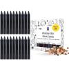 imageSOUL STICKS 4quot Scented Ritual Candles Chime Taper Premium Candles 20 pcs for Rituals Ceremonies Meditation Altar and Spells GrayLemongrassBlack  Myrrh Ritual Candles
