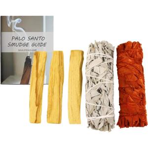 imageAncient VEDA Palo Santo Sticks Premium Grade from Peru  Sacred Wood for Smudging Meditation Cleansing ampamp Yoga Harmony KitBlessings Kit