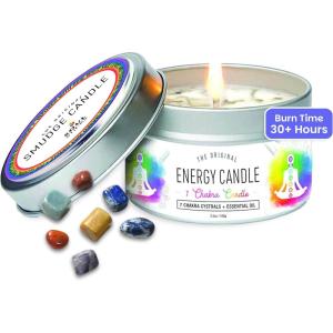 imageSOUL STICKS Smudge Candle for Cleansing House Meditation Chakra Healing Aromatherapy  35 Ounce Smudge Candle for Spiritual Cleansing White Sage ampamp Dragons Blood7 Chakras