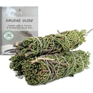 imageSoul Sticks Juniper Sage Smudge Sticks  4 Inch Organic for House Cleansing ampamp Blessing 3 PackJuniper
