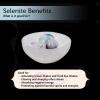 imageSoul Sticks Selenite Bowl in 4 inch Filled with Semi Crystal and Healing Stone Pure Selenite Smudge decorative Bowl Crystal Charging Ethically Sourced in Morocco Rose Quartz7 Chakras