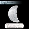imageSoul Sticks Selenite Charging Plates For Smudge ampamp Crystal Charging Ethically Sourced in Morocco Crystal for Smudging and Reiki Moon Face  5 InchMoon Face  5 Inch