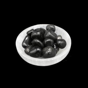 imageSoul Sticks Selenite Bowl in 4 inch Filled with Semi Crystal and Healing Stone Pure Selenite Smudge decorative Bowl Crystal Charging Ethically Sourced in Morocco Rose QuartzTourmaline