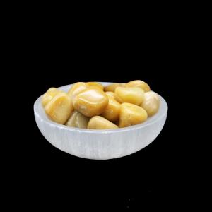 imageSoul Sticks Selenite Bowl in 4 inch Filled with Semi Crystal and Healing Stone Pure Selenite Smudge decorative Bowl Crystal Charging Ethically Sourced in Morocco Rose QuartzCitrine