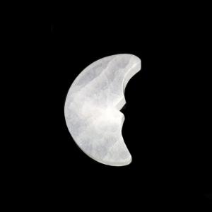 imageSoul Sticks Selenite Charging Plates For Smudge ampamp Crystal Charging Ethically Sourced in Morocco Crystal for Smudging and Reiki Moon Face  5 InchMoon Face  4 Inch