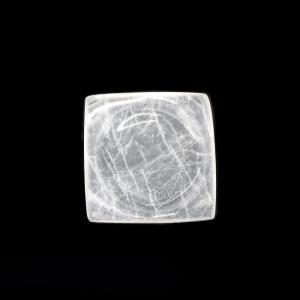 imageSoul Sticks Selenite Charging Plates For Smudge ampamp Crystal Charging Ethically Sourced in Morocco Crystal for Smudging and Reiki Moon Face  5 InchSquare  5 Inch