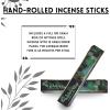 imageSOUL STICKS HandRolled Incense Sticks Mystic Spirit Blends 180 Gram 12 Pack Box  100 Natural Masala Incense Organic Home Fragrance Agarbatti Twilight in The WoodsWitches Brew Incense