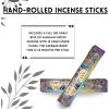 imageSOUL STICKS HandRolled Incense Sticks Mystic Spirit Blends 180 Gram 12 Pack Box  100 Natural Masala Incense Organic Home Fragrance Agarbatti Twilight in The WoodsSamhain Moon Incense