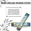 imageSOUL STICKS HandRolled Incense Sticks Mystic Spirit Blends 180 Gram 12 Pack Box  100 Natural Masala Incense Organic Home Fragrance Agarbatti Twilight in The WoodsMermaid Kisses Incense