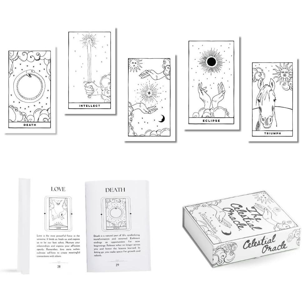 imageSoul Sticks Magical Potions and Elixirs 35 Oracle Cards for Beginners Oracle Cards with Meanings on Them Answers to Guiding You Through Life and Career Questions BlueCelestial