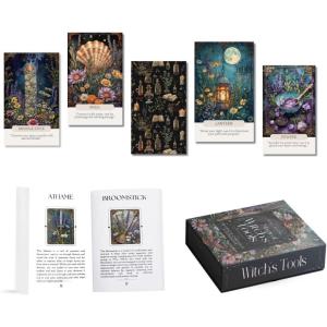 imageSoul Sticks Magical Potions and Elixirs 35 Oracle Cards for Beginners Oracle Cards with Meanings on Them Answers to Guiding You Through Life and Career Questions BlueMagical Witches Tools