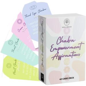imageSoul Sticks Positive Affirmation Cards for Women Motivational Mindful Daily Cards ampamp Self Care Unique Gifts for Women and Men EnchantedChakra Empowerment