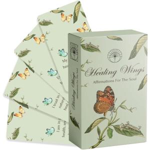 imageSoul Sticks Positive Affirmation Cards for Women Motivational Mindful Daily Cards ampamp Self Care Unique Gifts for Women and Men EnchantedHealing Wings