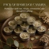 image:imageSoul Sticks 12 Pack Little Smudgies Tealight Candles Smudge Candle for Cleansing House Meditation Chakra Healing  Made with Crystals and Herbs White Sage amp CedarWhite Sage  Eucalyptus