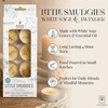 image:imageSoul Sticks 12 Pack Little Smudgies Tealight Candles Smudge Candle for Cleansing House Meditation Chakra Healing  Made with Crystals and Herbs White Sage amp CedarWhite Sage