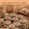 image:imageSoul Sticks 12 Pack Little Smudgies Tealight Candles Smudge Candle for Cleansing House Meditation Chakra Healing  Made with Crystals and Herbs White Sage amp CedarWhite Sage  Cinnamon