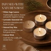 image:imageSoul Sticks 12 Pack Little Smudgies Tealight Candles Smudge Candle for Cleansing House Meditation Chakra Healing  Made with Crystals and Herbs White Sage amp CedarWhite Sage  Cedar