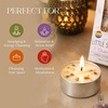 image:imageSoul Sticks 12 Pack Little Smudgies Tealight Candles Smudge Candle for Cleansing House Meditation Chakra Healing  Made with Crystals and Herbs White Sage amp Cedar7 Chakra