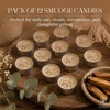 image:imageSoul Sticks 12 Pack Little Smudgies Tealight Candles Smudge Candle for Cleansing House Meditation Chakra Healing  Made with Crystals and Herbs White Sage amp CedarPalo Santo