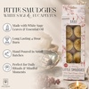 image:imageSoul Sticks 12 Pack Little Smudgies Tealight Candles Smudge Candle for Cleansing House Meditation Chakra Healing  Made with Crystals and Herbs White Sage amp CedarWhite Sage  Dragons Blood