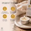 image:imageSoul Sticks 12 Pack Little Smudgies Tealight Candles Smudge Candle for Cleansing House Meditation Chakra Healing  Made with Crystals and Herbs White Sage amp CedarWhite Sage  Vanilla